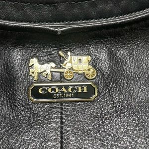 Beautiful Large black coach purse
